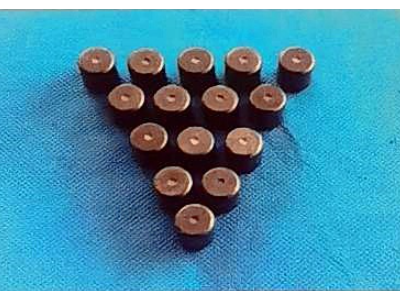 Fragile tungsten alloy bar